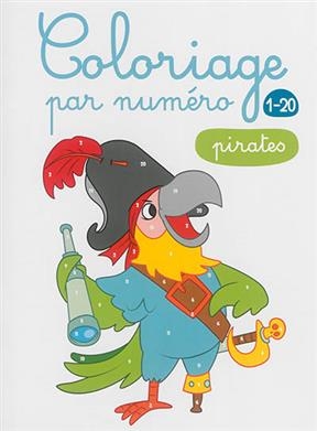 Pirates : coloriage par numéro, 1-20