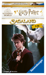 Ravensburger 20575 - Harry Potter Sagaland, Mitbringspiel für 2-4 Spieler, ab 6 Jahren, kompaktes Format, Reisespiel, Kreaturen - Alex Randolph, Michel Matschoss