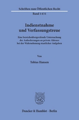 Indienstnahme und Verfassungstreue. - Tobias Hansen