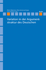 Variation in der Argumentstruktur des Deutschen - 