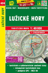 Wanderkarte Tschechien Luzicke hory 1 : 40 000