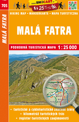 Malá Fatra / Kleine Fatra (Wander - Radkarte 1:25.000)