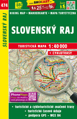Slovenský Raj / Slowakisches Paradies (Wander - Radkarte 1:40.000)