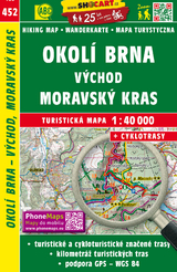 Okolí Brna východ, Moravský kras / Umgebung Brünn Ost, Mährischer Karst (Wander - Radkarte 1:40.000)