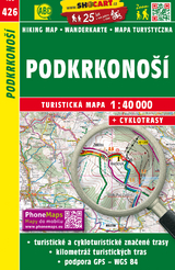 Podkrkonoší / Riesengebirgs-Vorland (Wander - Radkarte 1:40.000)