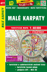 Malé Karpaty / Kleine Karpaten (Wander - Radkarte 1:40.000)