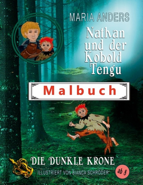 Nathan und der Kobold Tengu - Malbuch - Maria Anders