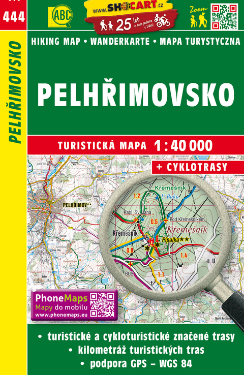 Pelhřimovsko / Pilgrams (Wander - Radkarte 1:40.000)