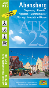 ATK25-K12 Abensberg (Amtliche Topographische Karte 1:25000) - 