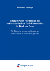 Literatur zur Förderung des außerschulischen DaF-Unterrichts in Burkina Faso - Mohamed Yaméogo