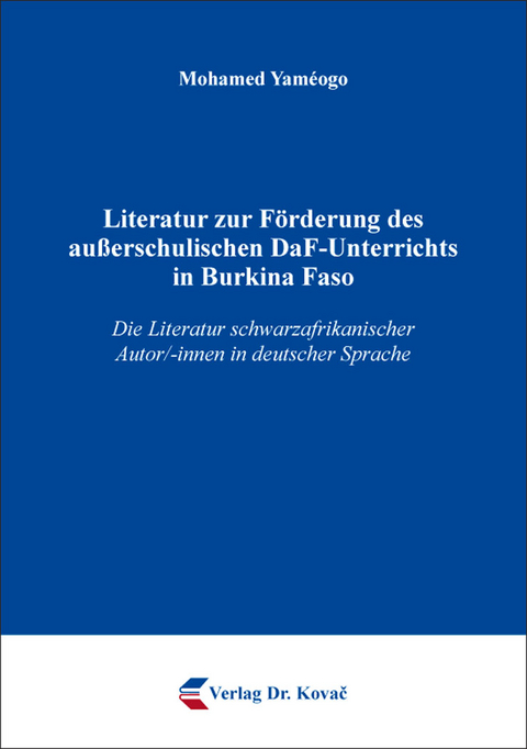 Literatur zur Förderung des außerschulischen DaF-Unterrichts in Burkina Faso - Mohamed Yaméogo