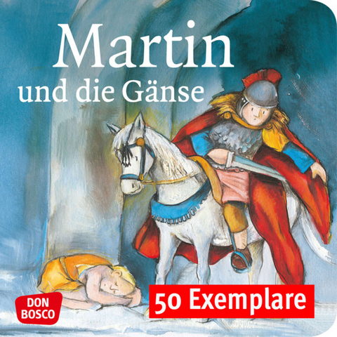 Martin und die Gänse. Die Geschichte von St. Martin. Mini-Bilderbuch. Paket mit 50 Exemplaren zum Vorteilspreis - Bettina Herrmann, Sybille Wittmann