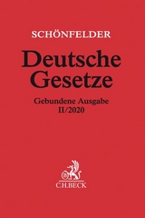 Deutsche Gesetze Gebundene Ausgabe II/2020 - Schönfelder, Heinrich