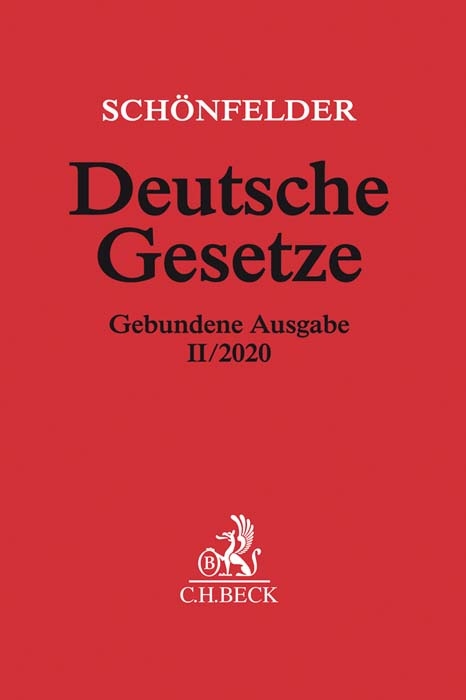 Deutsche Gesetze Gebundene Ausgabe II/2020 - 