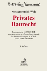 Privates Baurecht - Messerschmidt, Burkhard; Voit, Wolfgang