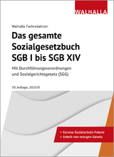 Das gesamte Sozialgesetzbuch SGB I bis SGB XIV -  Walhalla Fachredaktion