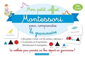 Mon petit coffret Montessori pour comprendre la grammaire