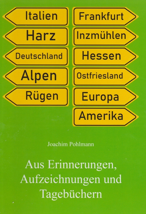 Aus Erinnerungen, Aufzeichnungen und Tagebüchern - Joachim Pohlmann