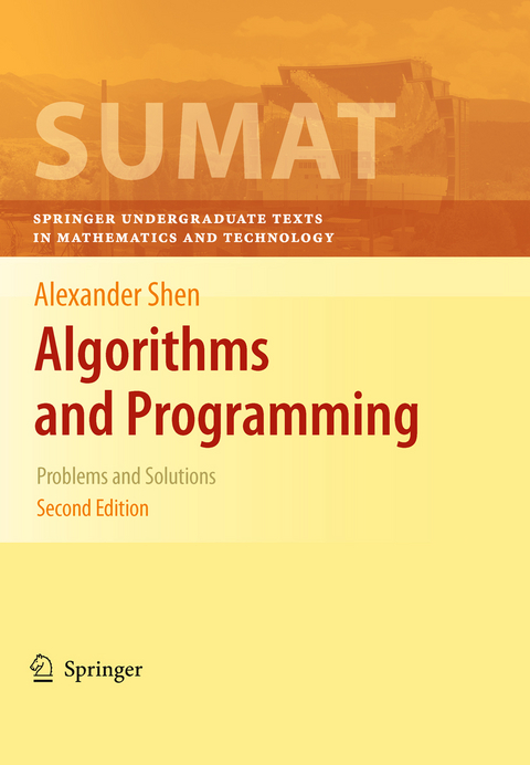 Algorithms and Programming - Alexander Shen