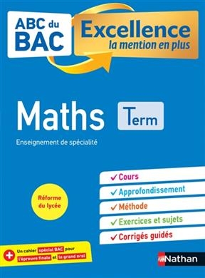 Maths terminale : enseignement de spécialité : réforme du lycée