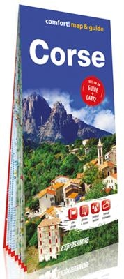 CORSE TOUT EN UN GUIDE + CARTE -  COMFORT MAP &amp,  Guide