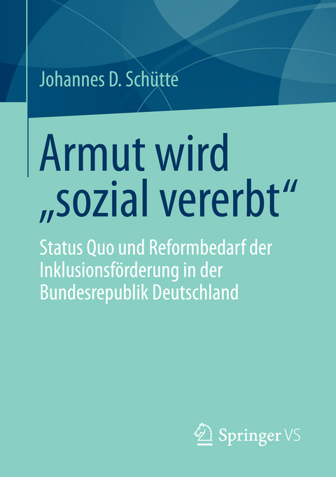 Armut wird „sozial vererbt“ - Johannes D. Schütte