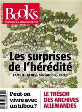 Books, n° 101. Les surprises de l'hérédité : famille, gènes, généalogie, races -  Revue