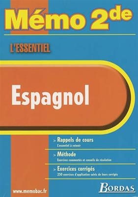 Espagnol : rappels de cours, méthode, exercices corrigés - Maïté Jégoux