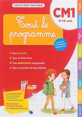 Tout le programme : CM1, 9-10 ans : conforme au nouveau programme -  BOSCHER 2016