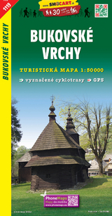 Bukovské vrchy / Bukovec-Berge (Wander - Radkarte 1:50.000)