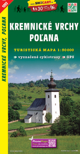 Kremnické vrchy, Poľana / Kremnitzer Berge, Poľana (Wander - Radkarte 1:50.000)