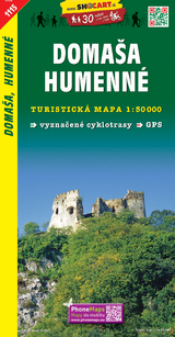 Domaša, Humenné / Domaša-Stausee, Homenau (Wander - Radkarte 1:50.000)