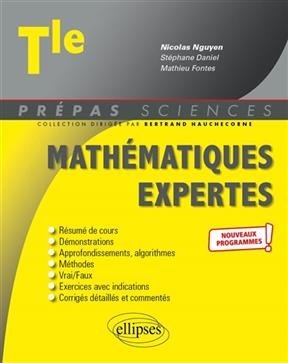 Mathématiques expertes terminale : nouveaux programmes -  NGUYEN/DANIEL/FONTES