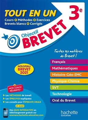 Tout en un 3e : nouveau brevet 2021