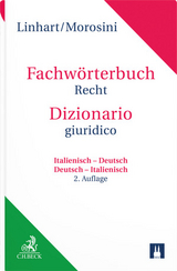 Fachwörterbuch Recht - Dizionario giuridico - Linhart, Karin; Morosini, Federica