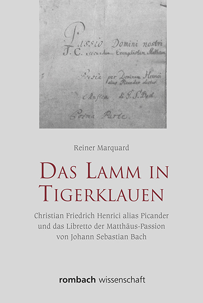 Das Lamm in Tigerklauen - Reiner Marquard