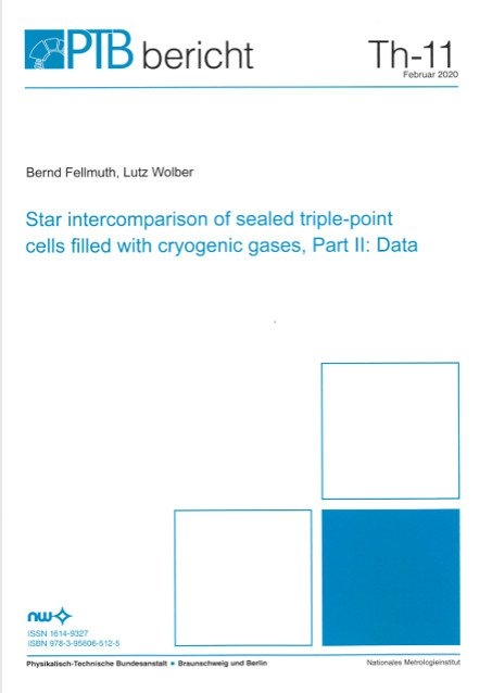 Star intercomparison of sealed triple-point cells filled with cryogenic gases. Part II: Data - Bernd Fellmuth, Lutz Wolber