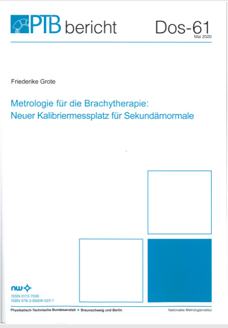 Metrologie für die Brachytherapie: Neuer Kalibriermessplatz für Sekundärnormale - Frederike Grote