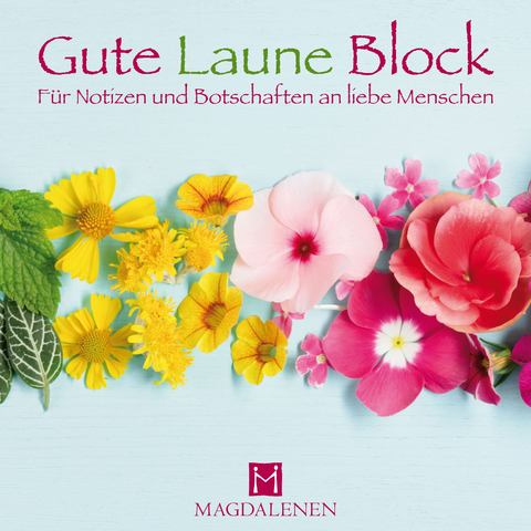 Gute Laune Block Blumenband