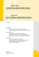 Zeitschrift für Ostmitteleuropa-Forschung (ZfO) 69/2 / Journal of East Central European Studies (JECES) - 