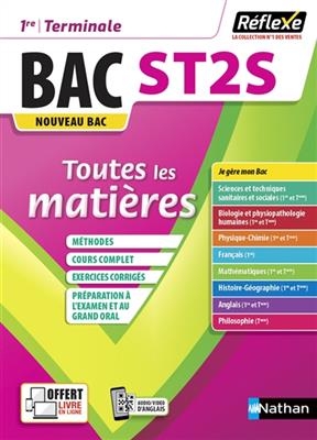 Bac ST2S, 1re, terminale : Sciences et technologies de la santé et du social, toutes les matières en fiches : nouveau... - Rebecca Lioubchansky, Frederiqu Pitrou-Ponchaux