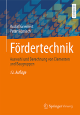 Fördertechnik - Griemert, Rudolf; Römisch, Peter