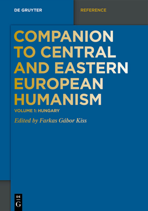 Companion to Central and Eastern European Humanism / Hungary - 