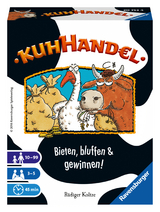 Ravensburger 20753 - Kuhhandel, Auktionsspiel für 3-5 Spieler, Kartenspiel mit Kühen ab 10 Jahren, Versteigerung - Rüdiger Koltze