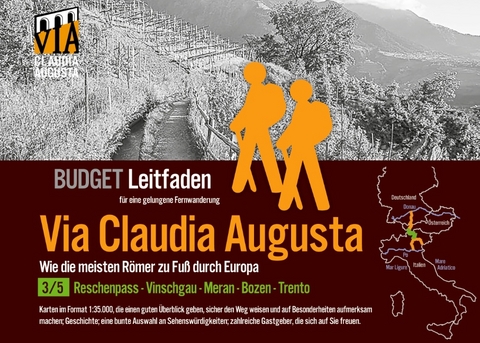Fern-Wander-Route Via Claudia Augusta 3/5 Reschenpass-Trento Budget - Christoph Tschaikner