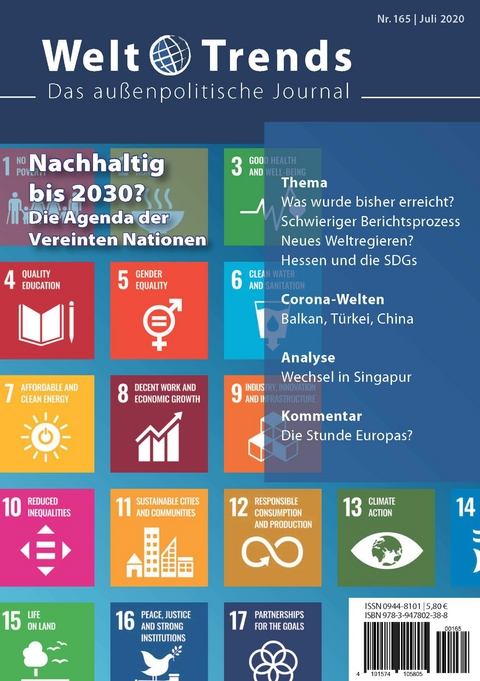 Nachhaltig bis 2030? - Marianne Beisheim, Frank Biermann, Zha Daojiong, Zuhal Yeşilyurt Gündüz, Ralf Havertz, Christian Hey, Thomas Hickmann, Markus Lederer, Jens Marquardt, S.E. Jaime Kardinal Ortega y Alamino, Shamail Shahid Qureshi, Sabine Ruß-Sattar, Sandra Schwindenhammer, Dieter Segert, Sabine Weiland