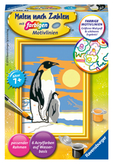 Ravensburger CreArt 28466 - Süße Pinguine - Malen nach Zahlen für Kinder ab 7 Jahre