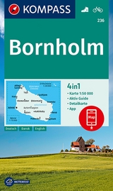 KOMPASS Wanderkarte 236 Bornholm 1:50.000 - 