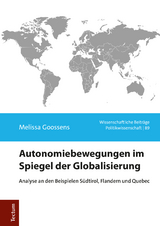 Autonomiebewegungen im Spiegel der Globalisierung - Melissa Goossens