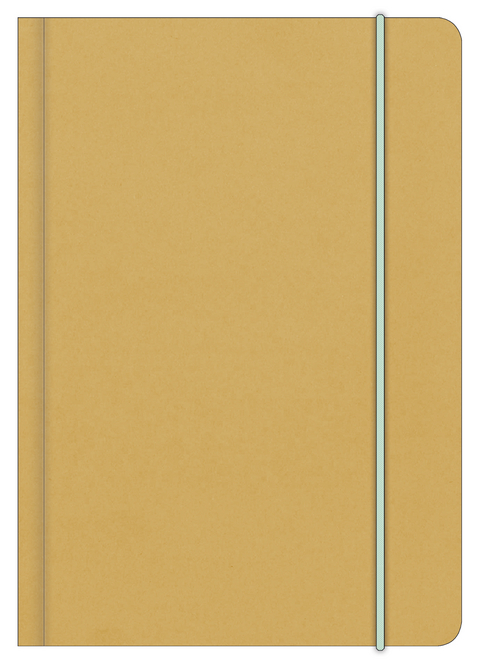 NEOMINT 12x17 cm - Blankbook - 240 blanko Seiten - Softcover - gebunden
